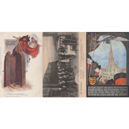 Heidelberg Karl Heinrich Engelbrecht 3x Rare German Postcard s