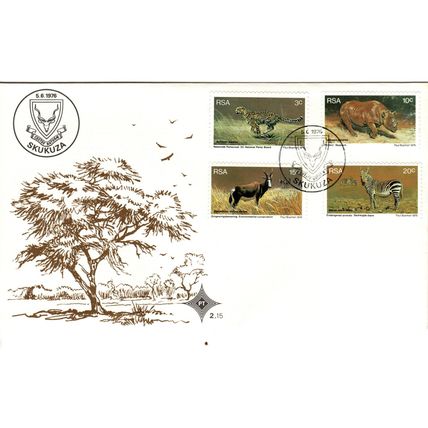 South Africa 1976 Wild Animals , First Day Cover