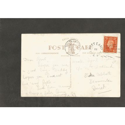 Postcard Hampshire Southampton Fountain Garden &Civic Centre 1951
