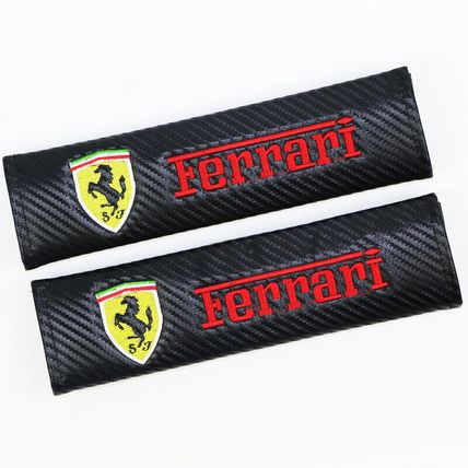 Pads Shoulder Strap Safety Carbon Fiber Ferrari Car Seat Belt Shoulder