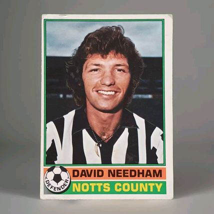 TOPPS FOOTBALL RED BACK 1977 #162 Notts County Dave Needham