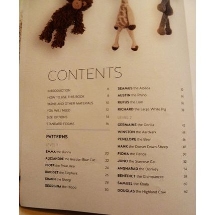 EDWARD'S MENAGERIE BY KERRY LORD ~ TOY ANIMAL CROCHET PATTERNS