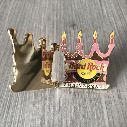 Hard Rock Cafe LONDON 32nd Anniversary Opening Cake Candles LE PIN MINT - HRC