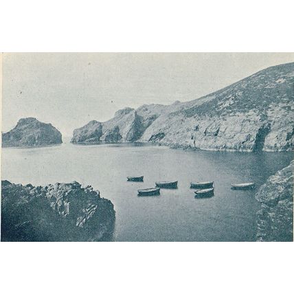 Sark Banquette Bay Gouliot Bay And Caves Channel Islands 1900 Antique Print