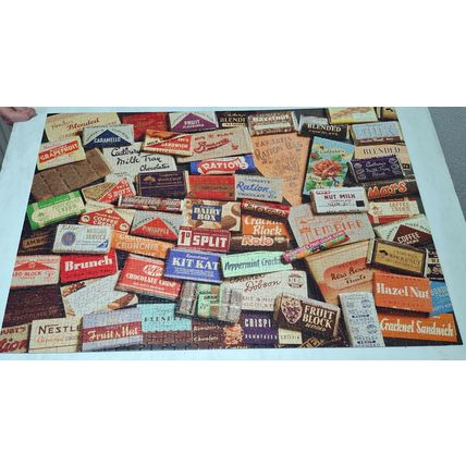 1940's Sweet Memories & Treats that built Britain 2 x 1000 piece jigsaws Gibsons
