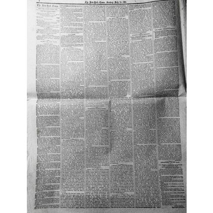 The New York Times, Sunday July 16, 1865. Civil War; Miss Harris Insanity Trial