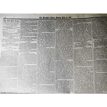 The New York Times, Sunday July 16, 1865. Civil War; Miss Harris Insanity Trial