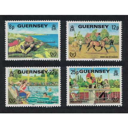 Guernsey Intl Year for Disabled Persons 4v 1981 MNH SG#245-248