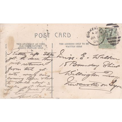 A298 NESTON CHURCH. BIRKENHEAD DUPLEX POSTMARK