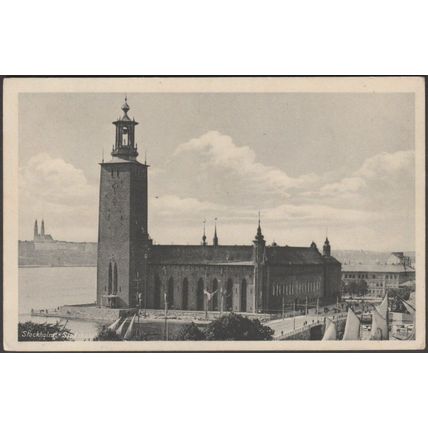 Stadshuset, Stockholm, c.1930s - Nordisk-Konst Vykort