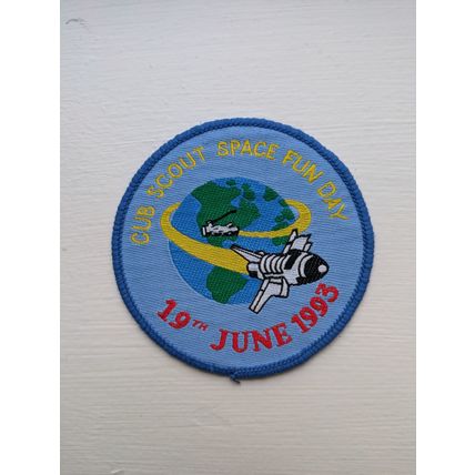 Scout Badge - Wiltshire Cubs Space Fun Day Badge 1993