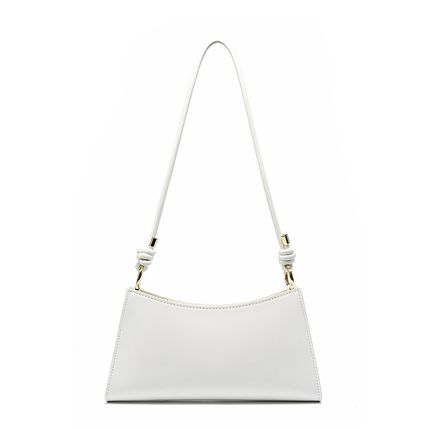 Women Genuine Leather Tote Handbags Crossbody Bags White