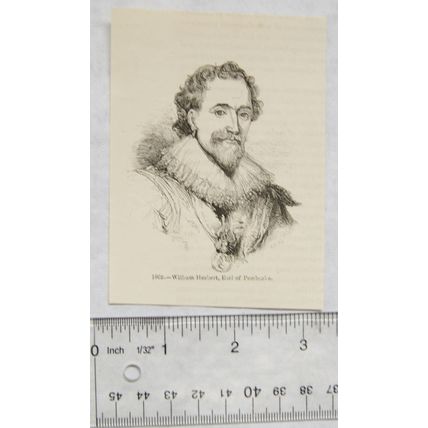 1860s engraving - William Herbert, Earl of Pembroke