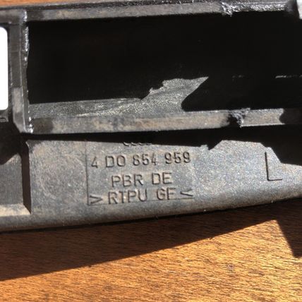 Audi A8 D2 Front Fender Molding Left 4D0854959