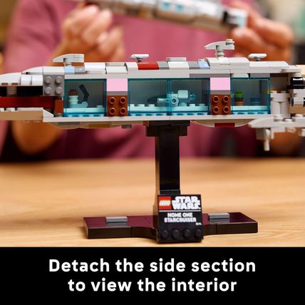 LEGO Star Wars: Return of the Jedi Home One Starcruiser Building Set for Adults