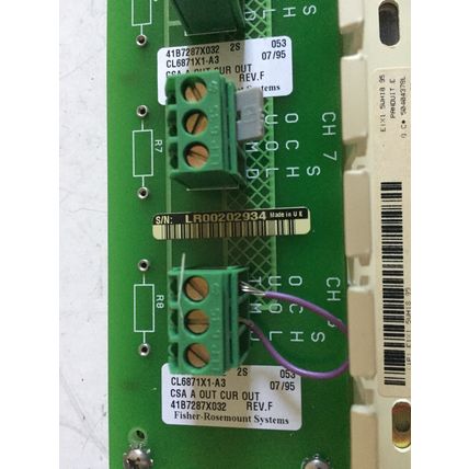 Fisher-Rosemount 41B7287X032,CL6871X1-A3 CSA A,FISHER 31B6402,CL6871,BW
