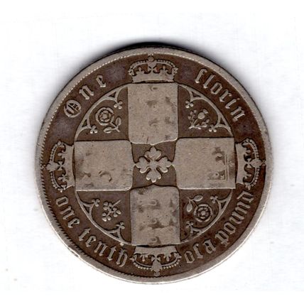 Great Britain. Victoria. Florin 1874. dy19710