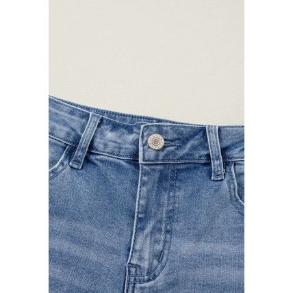 Ashleigh Blue Acid Wash Distressed Wide Leg High Waist Jeans