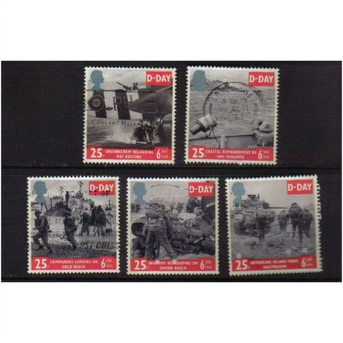 1994 GB D-DAY SET F/U SG 1824-1828