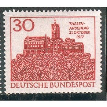 Germany 1967 - SG1449 - 440th Anniv of Luther's "Theses" & Reformation (unused)