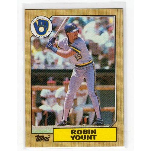 1987 Topps Robin Yount baseball card #773 – Brewers
