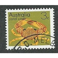 AUS 1973 3c 'CORAL CRAB ' FINE USED (EBID48-419)