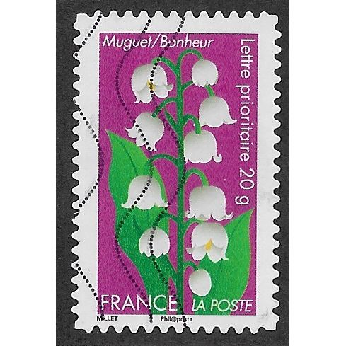 FRA 2012 (60c)(S/A) 'FLOWERS - LILY OF THE VALLEY ' FINE USED (EBID56-673)