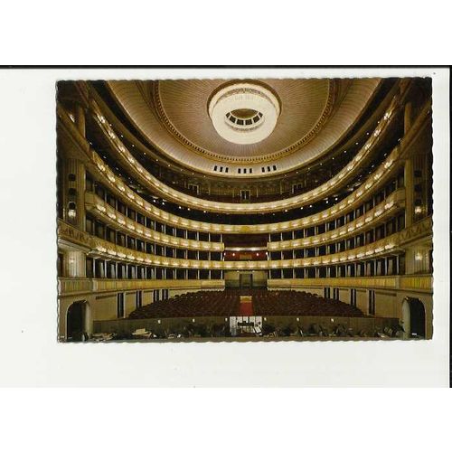 Austria VIENNA Opera House Auditorium Postcard by Pietsch (51396)