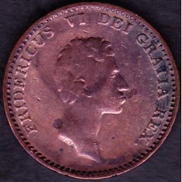 1813 Denmark 1 Rigsbankskilling Coin