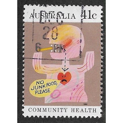 AUS 1990 41c 'COMMUNITY HEALTH- DIET' FINE USED (EBID67-894)