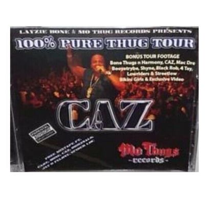 NEW CAZ 100% PURE THUG TOUR BRAND NEW SEALED CD DVD BONE THUGS N HARMONY KURUPT