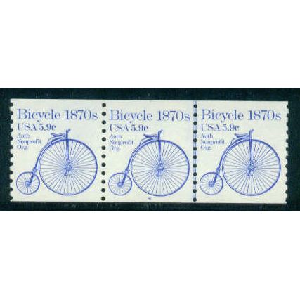 1901 5.9c Bicycle Very Fine MNH Dry Gum PNC 4/3 NA0900