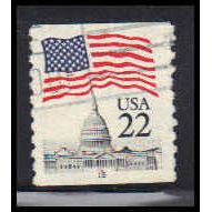 Used 2115 22c U.S. Flag Fine CNS 15 PA5793