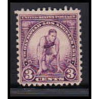 718 3c Runner Barely Clears MNH O3265