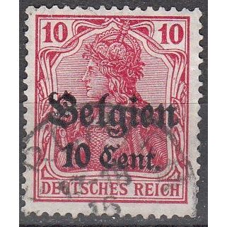 Belgique 1916 Michel Occupation 14 O Cote (2011) 2.00 € Germania Cachet rond