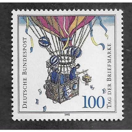 GER 1992 U/M 100pf 'STAMP DAY' (EBID78-809)