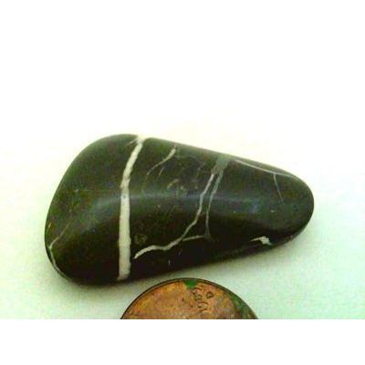 Black Septarian Nodule Freeform Gemstone Cabochon 263