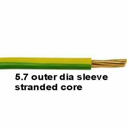 Earth Cable Single Core 6491x 6mm Green and Yellow