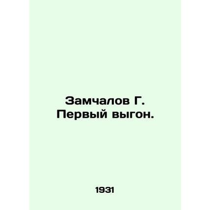 Zamchalov G. First eviction. In Russian /Zamchalov G. Pervyy vygon.