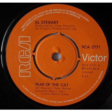 Al Stewart - Year Of The Cat 7", Single, Lab Very Good Plus (VG+)