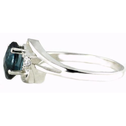 London Blue Topaz, 925 Sterling Silver Ring, SR176