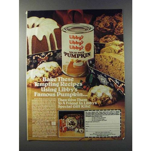 1981 Libby's Pumpkin Ad - Bake These Recipes