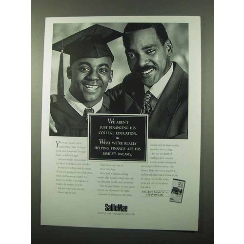 1995 Sallie Mae Ad - Helping Finance His Dreams