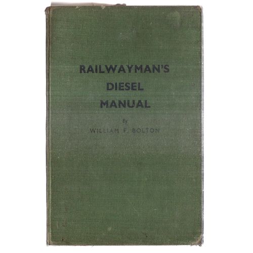 RAILWAYMAN'S DIESEL MANUAL by William Bolton 1956 British Railways Eastern reg =