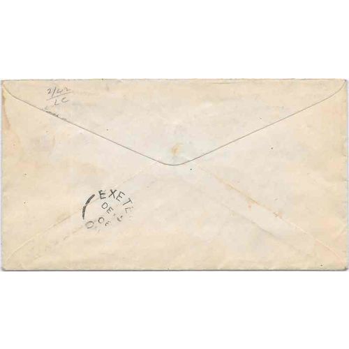 Canada Tercent #97 x 4 Letter Rate, Rarrisburg ONT to Exeter 1908