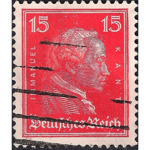 GERMANY, EMPIRE, Immanuel Kant, orange 1926, 15Pfennig, #2
