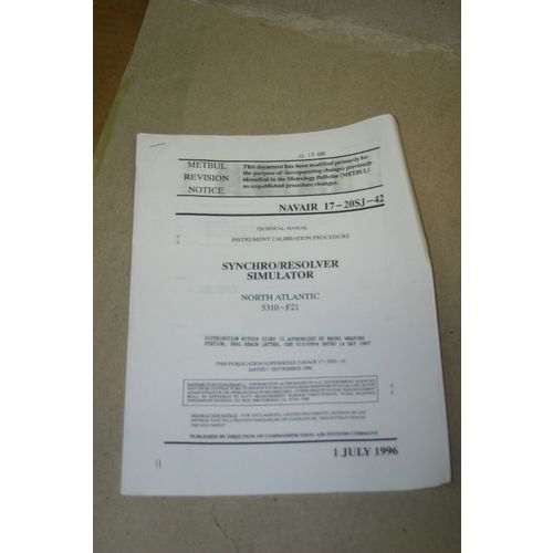 North Atlantic 5310-F21 Simulaltor Calibration Procedure Technical Manual