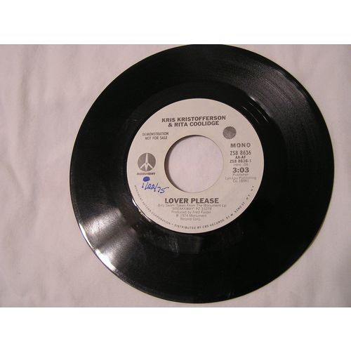 Kris Kristoffenson and Rita Coolidge Promo 45-LOVER PLEASE STEREO/MONO