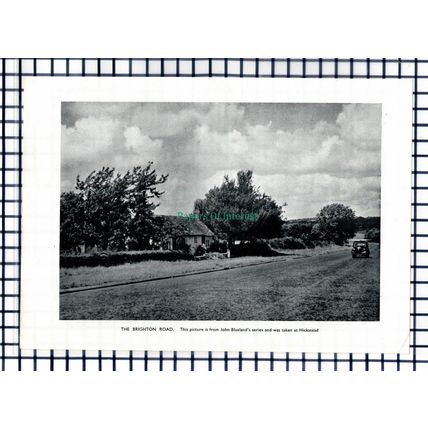 (6761) Hickstead Sussex Brighton Road - 1955 Cutting