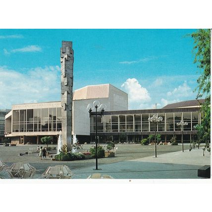 Ludwigshafen Pfalzbau Germany Postcard posted 1981 VGC